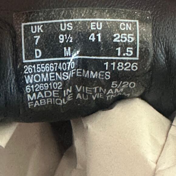 Clarks Women's Desert Boots Chukka Faux Animal Print White Black Fur Rare 9.5 M - Picture 11 of 11